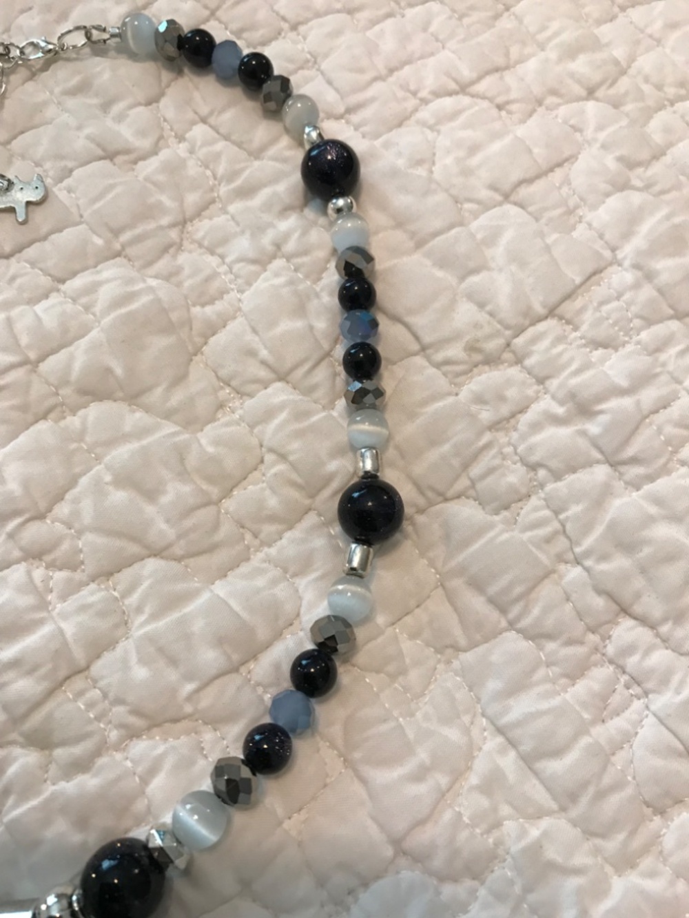 Blue Moonshine: Artisan necklace - Picture 4 of 10
